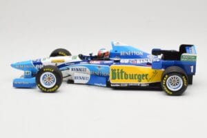 Benetton Renault B195 #1 M. Schumacher Winner German GP 1995 Minichamps 1:18 510952701 Fém – 3. kép a 6-ből