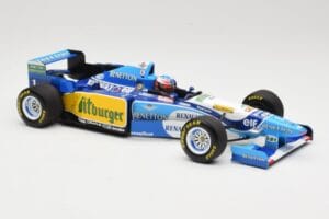 Benetton Renault B195 #1 M. Schumacher Winner German GP 1995 Minichamps 1:18 510952701 Fém – 4. kép a 6-ből
