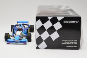 Benetton Renault B195 #1 M. Schumacher Winner Monaco GP 1995 Minichamps 1:18 510952301 Fém – 6. kép a 6-ből