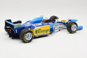 Benetton Renault B195 #1 M. Schumacher Winner Pacific GP F1 World Champion 1995 Minichamps 1:18 510953301 Fém – 2. kép a 6-ből