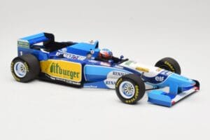 Benetton Renault B195 #1 M. Schumacher Winner Pacific GP F1 World Champion 1995 Minichamps 1:18 510953301 Fém – 4. kép a 6-ből