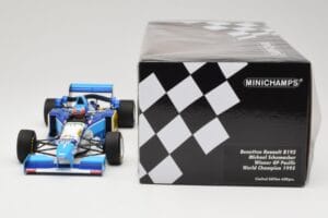 Benetton Renault B195 #1 M. Schumacher Winner Pacific GP F1 World Champion 1995 Minichamps 1:18 510953301 Fém – 6. kép a 6-ből