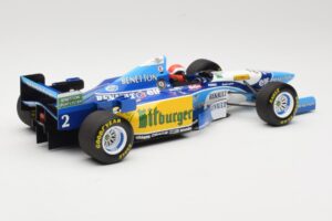 Benetton Renault B195 #2 J. Herbert Winner British GP 1995 Minichamps 1:18 110950802 Fém – 2. kép a 6-ből