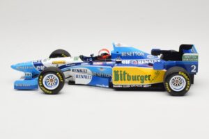 Benetton Renault B195 #2 J. Herbert Winner British GP 1995 Minichamps 1:18 110950802 Fém – 3. kép a 6-ből