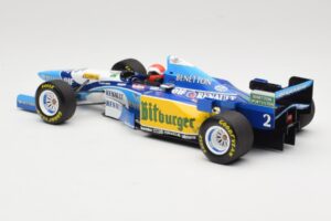 Benetton Renault B195 #2 J. Herbert Winner British GP 1995 Minichamps 1:18 110950802 Fém – 5. kép a 6-ből