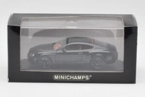 Bentley Continental GT Fekete Fekete Felnikkel Minichamps 1:43 BENTLEY002 Fém – 4. kép a 4-ből