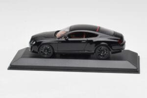 Bentley Continental GT Fekete Fekete Felnikkel Minichamps 1:43 BENTLEY002 Fém