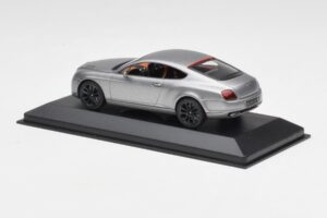 Bentley Continental GT Szürke Fekete Felnikkel Minichamps 1:43 BENTLEY001 Fém – 3. kép a 4-ből