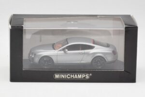 Bentley Continental GT Szürke Fekete Felnikkel Minichamps 1:43 BENTLEY001 Fém – 4. kép a 4-ből