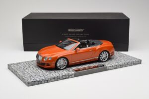 Bentley Continental GT Speed Kabrió Orange Metallic Minichamps 1:18 107139430 Fém – 6. kép a 6-ből