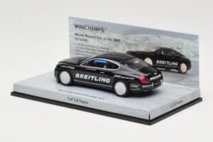 Bentley Continental GT World Record Car on Ice Fekete Minichamps 1:43 436139026-O Fém – 3. kép a 4-ből