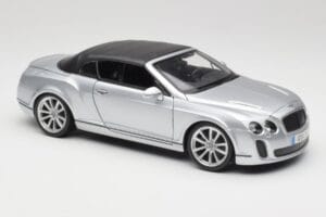 Bentley Continental Supersports Kabrió 1. Generáció Ezüst Bburago 1:18 18-11037S Fém – 6. kép a 8-ből