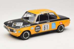BMW 1600-2 BMW Alpina #61 R. Herzog / N. Lauda DNF 6 Hours Nurburgring 1970 Minichamps 1:18 155702661 Fém