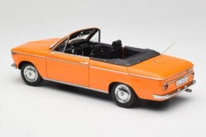 BMW 1600 Kabrió Narancssárga Minichamps 1:18 100021030-O Fém – 7. kép a 8-ből