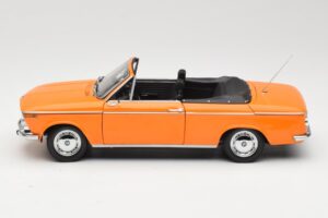 BMW 1600 E10 Kabrió Narancssárga Minichamps 1:18 100021030 Fém – 4. kép a 8-ből