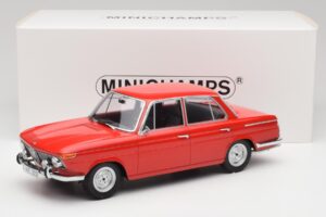 BMW 1800 Ti Karmazsin Piros Minichamps 1:18 107024001 Fém – 6. kép a 6-ből