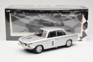 BMW 1800 TiSA #6 J. Munaron / K. Eppelein 24 Hours of Spa 1965 Minichamps 1:18 155652906 Fém – 6. kép a 6-ből