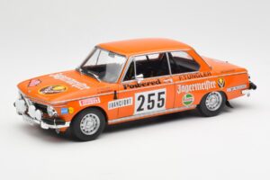 BMW 2002 Jagermeister #255 W. Stiller Rally Monte Carlo 1973 IXO 1:18 18RMC165 Fém