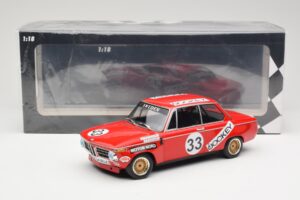 BMW 2002 Jockey Racing #33 B. Tobiasson / L. Nordstrom 6 Hours Nurburgring 1972 Minichamps 1:18 155722633 Fém – 6. kép a 6-ből