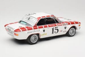 BMW 2800 CS E9 #15 Team Marabout Gaye / S. Braillard 24 Hours of Spa 1972 Minichamps 1:18 155722715 Fém – 2. kép a 6-ből