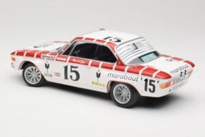BMW 2800 CS E9 #15 Team Marabout Gaye / S. Braillard 24 Hours of Spa 1972 Minichamps 1:18 155722715 Fém – 5. kép a 6-ből