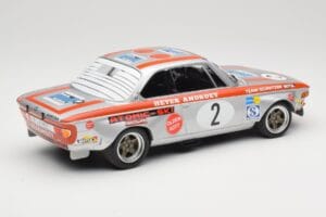 BMW 2800 CS E9 #2 Team Schnitzer J. Fitzpatrick / H. Heyer Winners Grand Prix Touring Cars Nurburgring 1972 Minichamps 1:18 1 – 2. kép a 6-ből