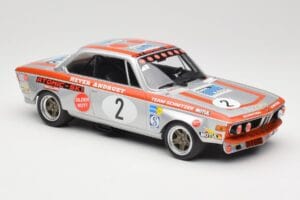 BMW 2800 CS E9 #2 Team Schnitzer J. Fitzpatrick / H. Heyer Winners Grand Prix Touring Cars Nurburgring 1972 Minichamps 1:18 1 – 4. kép a 6-ből