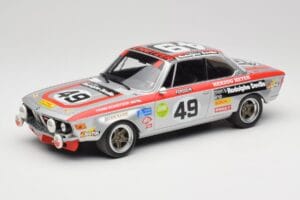 BMW 2800 CS E9 #49 Team Schnitzer G. Herzog / H. Heyer 24 Hours of Spa 1972 Minichamps 1:18 155722749 Fém