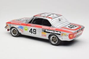 BMW 2800 CS E9 #49 Team Schnitzer G. Herzog / H. Heyer 24 Hours of Spa 1972 Minichamps 1:18 155722749 Fém – 5. kép a 6-ből