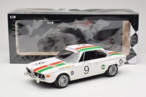 BMW 2800 CS E9 #9 Castrol BMW T. Moorkens / E. Haxhe 24 Hours of Spa 1971 Minichamps 1:18 155712709 Fém – 6. kép a 6-ből