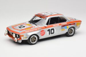 BMW 2800 CS Team Schnitzer #10 J. Fitzpatrick / J. Peltier Spa 1972 Minichamps 1:18 155722710 Fém