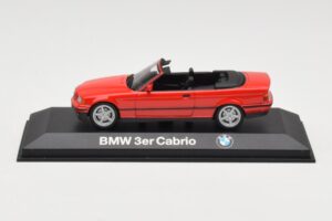 BMW 3 Series E30 Kabrió Piros Minichamps 1:43 80429421500 Fém