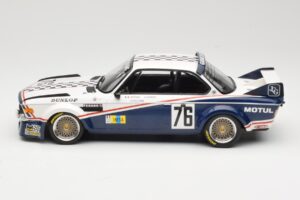 BMW 3.0 CSL E9 Garage Du Bac #76 P. Depnic / H. Coulon 24 Hours of Le Mans 1977 Minichamps 1:18 155772576 Fém – 3. kép a 6-ből