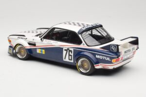 BMW 3.0 CSL E9 Garage Du Bac #76 P. Depnic / H. Coulon 24 Hours of Le Mans 1977 Minichamps 1:18 155772576 Fém – 5. kép a 6-ből