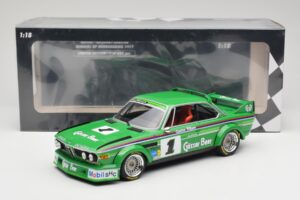 BMW 3.0 CSL E9 #1 Alpina G. Nilsson / D. Quester Winners Nürburgring 1977 Minichamps 1:18 155772501 Fém – 6. kép a 6-ből
