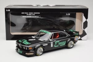 BMW 3.0 CSL E9 #1 F. Grano / P. Xhenceval GP Brno 1978 Minichamps 1:18 155782501 Fém – 6. kép a 6-ből
