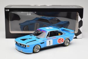 BMW 3.0 CSL E9 #1 Precision Liegeoise J. Peltier / C. Lafosse Winners 4 Hours Monza 1974 Minichamps 1:18 155742681 Fém – 6. kép a 6-ből
