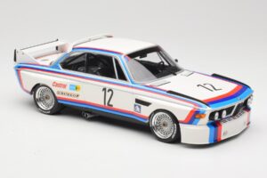 BMW 3.0 CSL E9 #12 BMW Motorsport C. Amon / H-J. Stuck Winners 6 Hours Nurburgring 1973 Minichamps 1:18 155732612 Fém – 4. kép a 6-ből