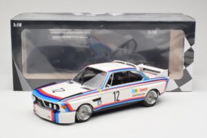 BMW 3.0 CSL E9 #12 BMW Motorsport C. Amon / H-J. Stuck Winners 6 Hours Nurburgring 1973 Minichamps 1:18 155732612 Fém – 6. kép a 6-ből