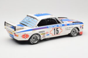 BMW 3.0 CSL E9 #15 BMW Alpina J. Peltier / H. Menzel 24 Hours of Spa 1973 Minichamps 1:18 155732695 Fém – 2. kép a 6-ből