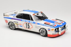 BMW 3.0 CSL E9 #15 BMW Alpina J. Peltier / H. Menzel 24 Hours of Spa 1973 Minichamps 1:18 155732695 Fém – 4. kép a 6-ből