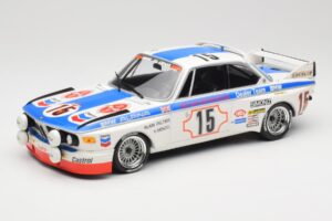 BMW 3.0 CSL E9 #15 BMW Alpina J. Peltier / H. Menzel 24 Hours of Spa 1973 Minichamps 1:18 155732695 Fém