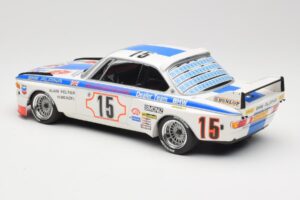 BMW 3.0 CSL E9 #15 BMW Alpina J. Peltier / H. Menzel 24 Hours of Spa 1973 Minichamps 1:18 155732695 Fém – 5. kép a 6-ből
