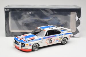 BMW 3.0 CSL E9 #15 BMW Alpina J. Peltier / H. Menzel 24 Hours of Spa 1973 Minichamps 1:18 155732695 Fém – 6. kép a 6-ből