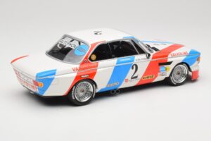 BMW 3.0 CSL E9 #2 Luigi Racing A. de Fierlant / P. Xhenceval Winners 24 Hours of Spa 1975 Minichamps 1:18 155752602 Fém – 2. kép a 6-ből