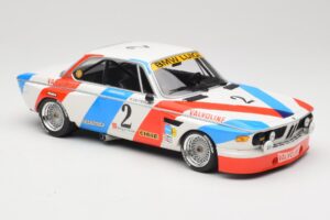 BMW 3.0 CSL E9 #2 Luigi Racing A. de Fierlant / P. Xhenceval Winners 24 Hours of Spa 1975 Minichamps 1:18 155752602 Fém – 4. kép a 6-ből