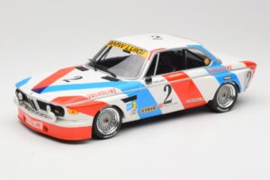 BMW 3.0 CSL E9 #2 Luigi Racing A. de Fierlant / P. Xhenceval Winners 24 Hours of Spa 1975 Minichamps 1:18 155752602 Fém
