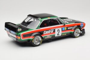 BMW 3.0 CSL E9 #2 Luigi Racing J-M. de Wael / A. de Fierlant Winners GP Nurburgring 1976 Minichamps 1:18 155762502 Fém – 2. kép a 6-ből