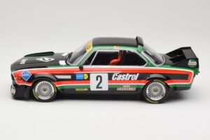 BMW 3.0 CSL E9 #2 Luigi Racing J-M. de Wael / A. de Fierlant Winners GP Nurburgring 1976 Minichamps 1:18 155762502 Fém – 3. kép a 6-ből