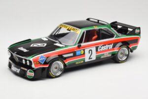 BMW 3.0 CSL E9 #2 Luigi Racing J-M. de Wael / A. de Fierlant Winners GP Nurburgring 1976 Minichamps 1:18 155762502 Fém